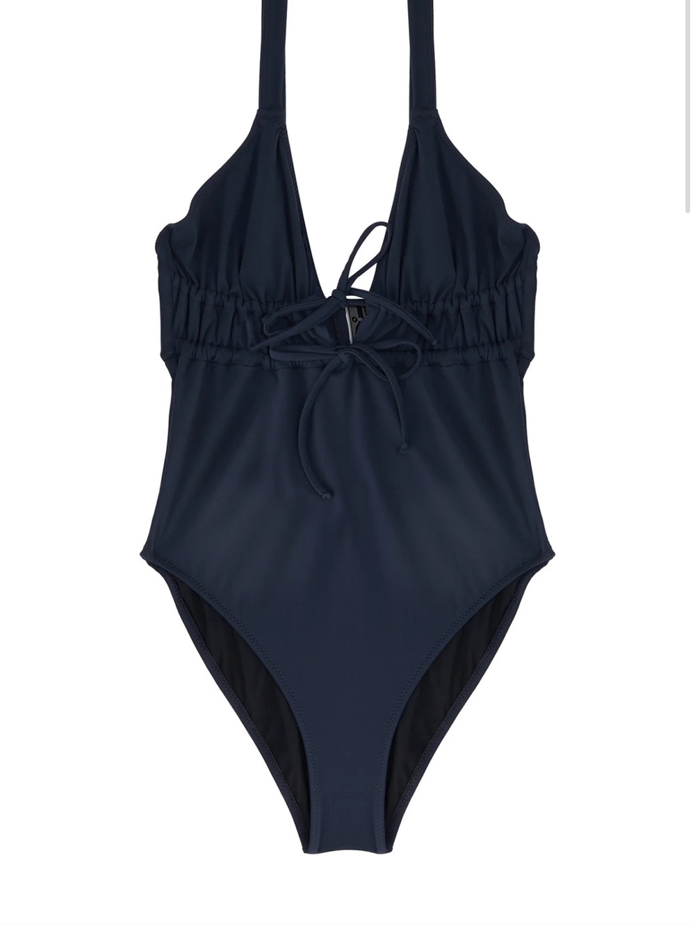 Else Tori Triangle Tie Detailed One Piece Deep Blue
